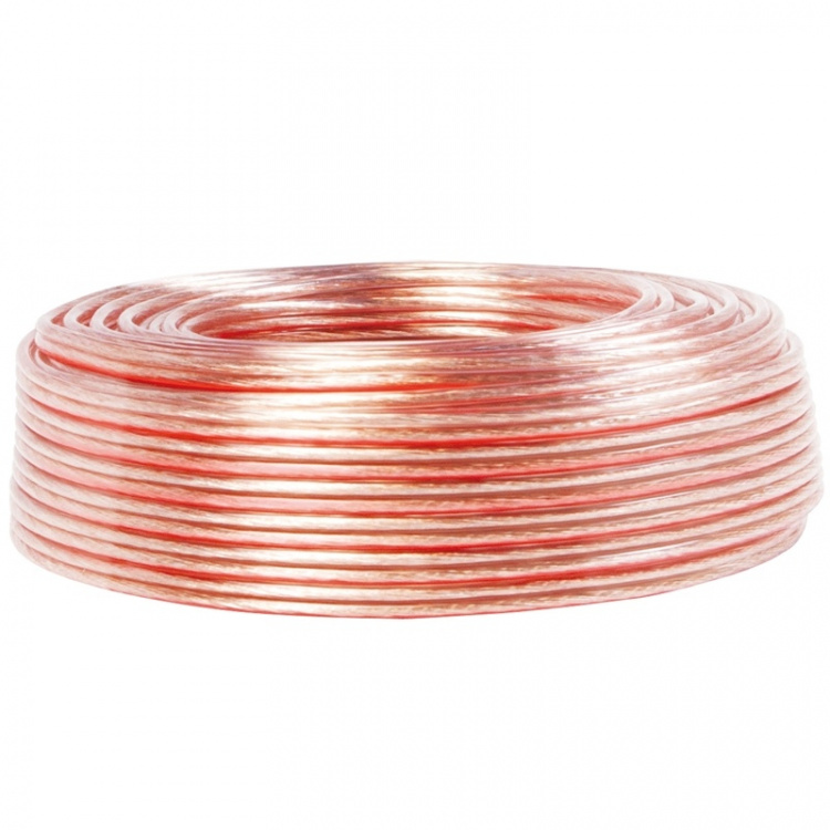 LogiLink Høyttalerkabel 2x2,5 100m Transparent