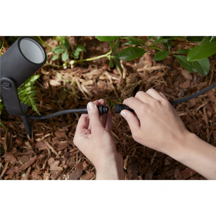 Philips Hue Lily spotlight utendørs Hvit og farget stemningsforlenger. 24V Philips Hue Lily spotlight utendørs Hvit og farget stemningsforlenger. 24V