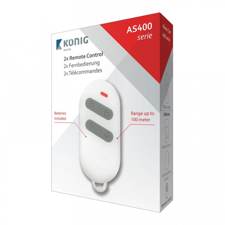 König Fjernkontroll - SAS-ALARM400