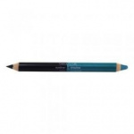 BeautyUK Beauty UK Double Ended Jumbo Pencil no.3 - Svart og turkis