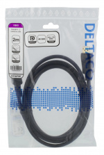 DELTACO DisplayPort-kabel, 2 m, 4K UHD, DP 1.2, hvit DELTACO DisplayPort-kabel, 2 m, 4K UHD, DP 1.2, hvit