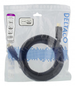 DELTACO DisplayPort-kabel, 5 m, 4K UHD, DP 1.2, svart DELTACO DisplayPort-kabel, 5 m, 4K UHD, DP 1.2, svart
