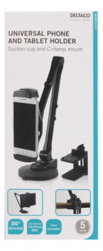 To i ett stativ for smarttelefoner og nettbrett, sugekopp, 4