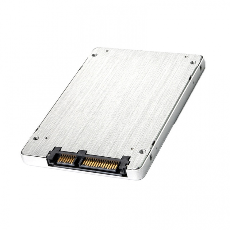 M.2 SSD til SATA-adapter, SATA 6 Gbps, aluminium, sølv