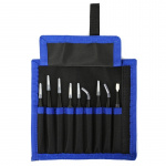 Pinsettsett, 9 deler, ESD, svart Pinsettsett, 9 deler, ESD, svart