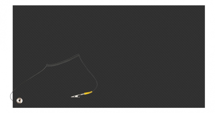 ESD-matte for håndtering av elektronikk, 700x500mm, svart ESD-matte for håndtering av elektronikk, 700x500mm, svart