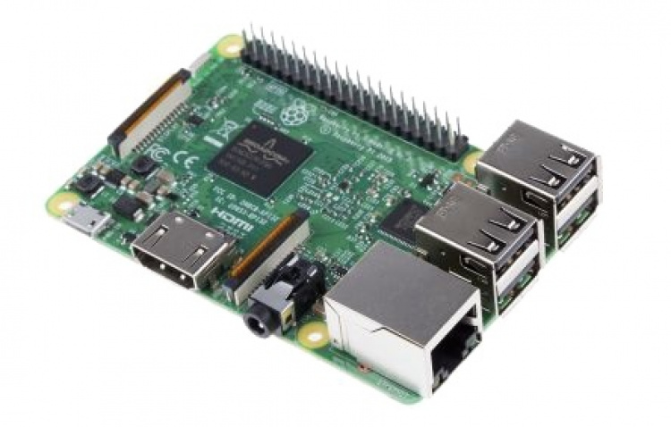 Raspberry Pi 3 B+ Premium-sett, Raspberry Pi 3 B+, strømadapter osv.