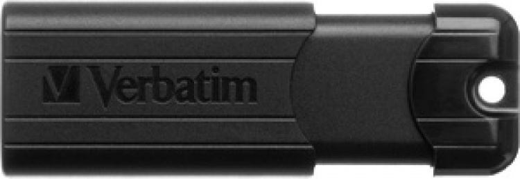 Verbatim PinStripe 256 GB USB-minnepinne, USB 3.0, trykk- og trekkfunksjon,