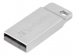 Verbatim Store \'n\' Go Metal Executive USB 2.0-stasjon i sølv, 16 GB
