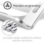 Desire2 Laptopställ Supreme Lite Portable 6 ulike høyder Sølv