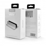 Desire2 Bordstativ for Mac/Ultrabooks Justerbar Aluminiun Sølv