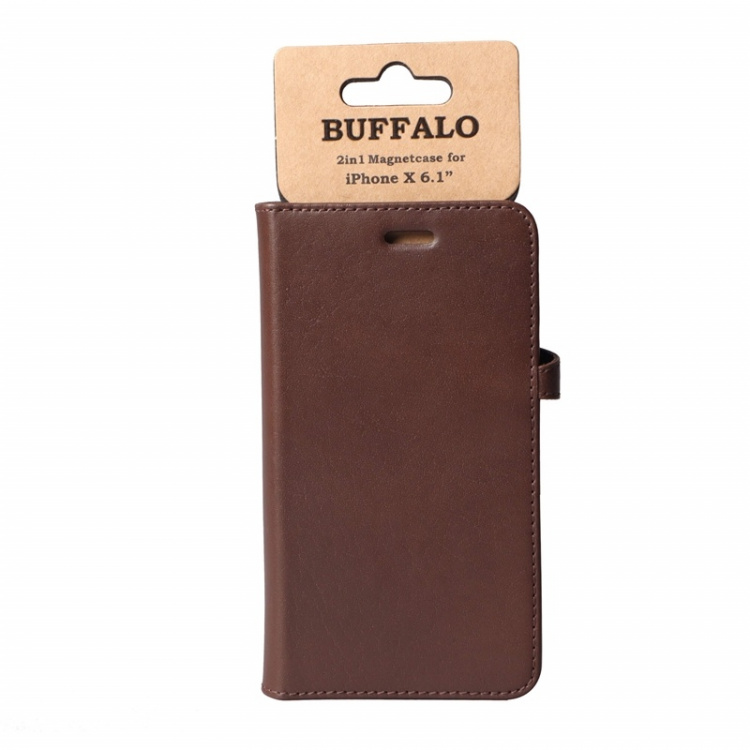 Buffalo Lommebokveske iPhone XR Brun Buffalo Lommebokveske iPhone XR Brun