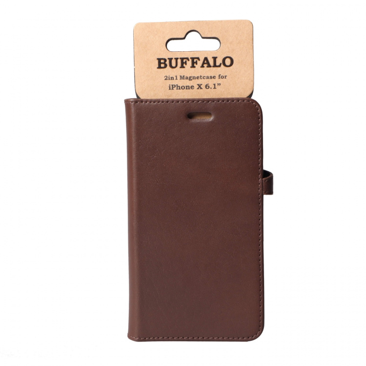Buffalo Lommebokveske iPhone XR Brun Buffalo Lommebokveske iPhone XR Brun