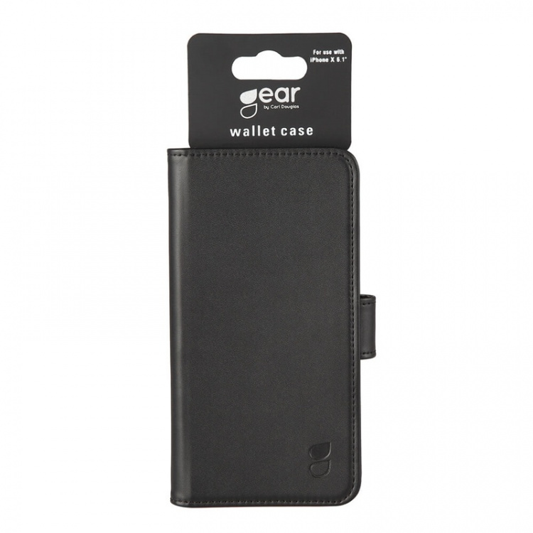Gear Lommebokdeksel Svart - iPhone XR