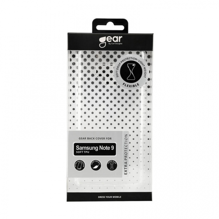 Gear Mobildeksel TPU Transparent - Samsung Note 9
