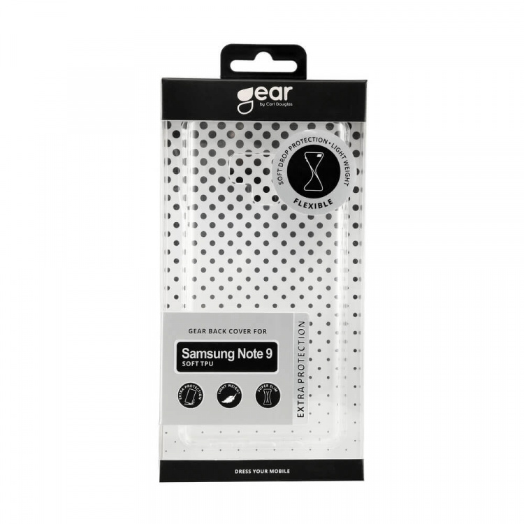 Gear Mobildeksel TPU Transparent - Samsung Note 9