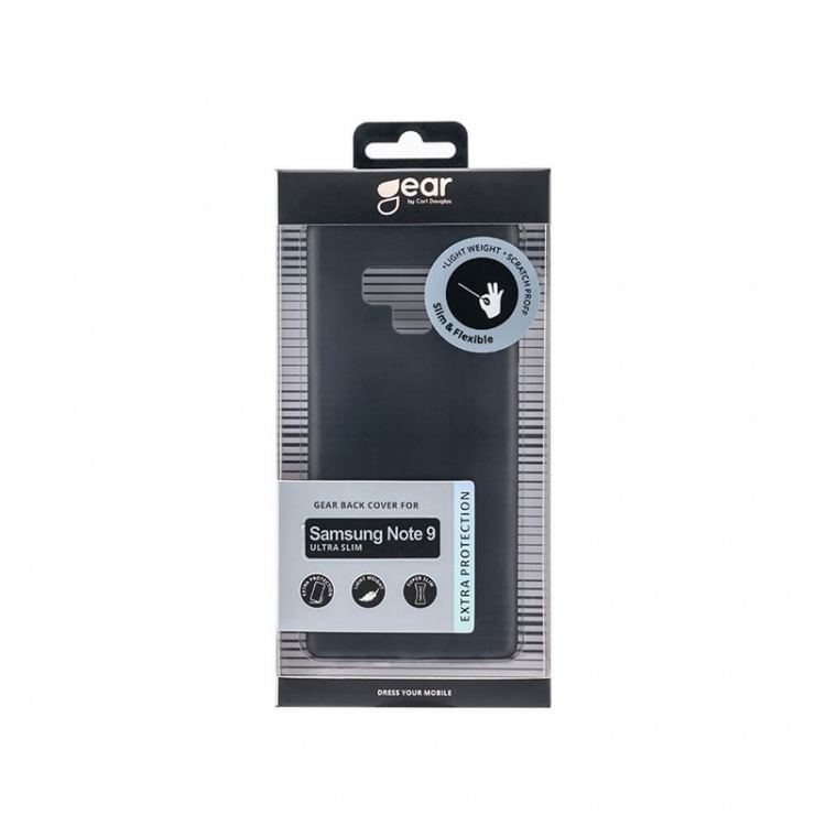 Gear Mobildeksel Ultraslim Svart - Samsung Note 9 Gear Mobildeksel Ultraslim Svart - Samsung Note 9