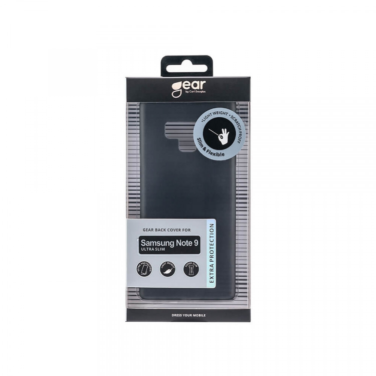 Gear Mobildeksel Ultraslim Svart - Samsung Note 9 Gear Mobildeksel Ultraslim Svart - Samsung Note 9