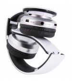 Rebeltec Crystal, trådløse hodetelefoner med Bluetooth, hvit