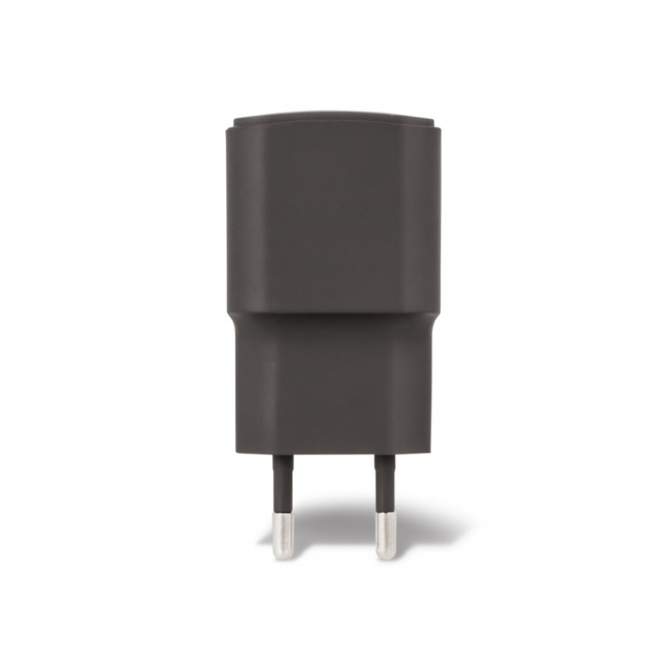 Forever vegglader med USB-port, 2A, svart