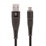 Forever Shark - USB type-C-kabel, svart