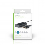 Nedis Bluetooth®-sender | Koblingsinngang: 1x 3.5 mm | AptX ™ Low latency / AptX™ / SBC | Opp til 2 enheter | Sort