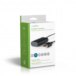 Nedis Bluetooth®-sender | Koblingsinngang: 1x 3.5 mm | AptX ™ Low latency / AptX™ / SBC | Opp til 2 enheter | Sort