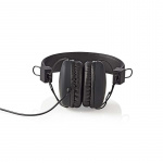 Nedis On-Ear hodetelefoner med kabel | 3.5 mm | Kabellengde: 1.20 m | Sort