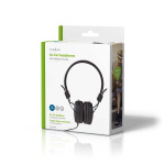 Nedis On-Ear hodetelefoner med kabel | 3.5 mm | Kabellengde: 1.20 m | Sort