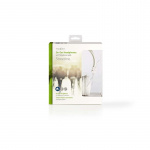 Nedis On-Ear hodetelefoner med kabel | 3.5 mm | Kabellengde: 1.20 m | Hvit