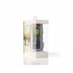 Nedis Trådløse On-Ear hodetelefoner | Maksimal batteritid: 15 timer | Innebygd mikrofon | Trykk kontroll | Stemmestyring | Volumkontroll | Sort