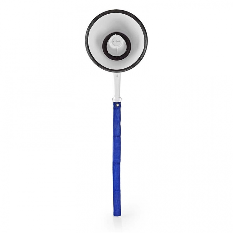 Nedis megafon | Maksimal rekkevidde: 250 m | Maksimal volumkontroll: 115 dB | Ingen innebygd mikrofon | Innebygd sirene | Opptaksfunksjon | Blå / Hvit Nedis megafon | Maksimal rekkevidde: 250 m | Maksimal volumkontroll: 115 dB | Ingen innebygd mikrofon | Innebygd sirene | Opptaksfunksjon | Blå / Hvit