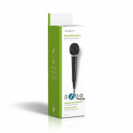 Nedis Wired mikrofon | Kardioid | Fast kabel | 5.00 m | 80 Hz - 12 kHz | 600 Ohm | -75 dB | Av/på-bryter | ABS | Sort Nedis Wired mikrofon | Kardioid | Fast kabel | 5.00 m | 80 Hz - 12 kHz | 600 Ohm | -75 dB | Av/på-bryter | ABS | Sort
