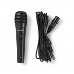 Nedis Wired mikrofon | Kardioid | Avtakbar kabel | 5.00 m | 80 Hz - 12 kHz | 600 Ohm | -75 dB | Av/på-bryter | Reiseveske inkludert | ABS / Aluminium | Sort Nedis Wired mikrofon | Kardioid | Avtakbar kabel | 5.00 m | 80 Hz - 12 kHz | 600 Ohm | -75 dB | Av/på-bryter | Reiseveske inkludert | ABS / Aluminium | Sort