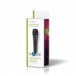Nedis Wired mikrofon | Kardioid | Avtakbar kabel | 5.00 m | 80 Hz - 12 kHz | 600 Ohm | -75 dB | Av/på-bryter | Reiseveske inkludert | ABS / Aluminium | Sort Nedis Wired mikrofon | Kardioid | Avtakbar kabel | 5.00 m | 80 Hz - 12 kHz | 600 Ohm | -75 dB | Av/på-bryter | Reiseveske inkludert | ABS / Aluminium | Sort