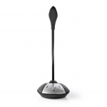 Nedis Mikrofon | Brukes til: Notisbok / Skrivebord | Wired | USB-A Male | Av/på-bryter | Hodetelefonutgang