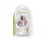 Nedis Mikrofon | Brukes til: Notisbok / Smarttelefon / Tablett | Wired | 1x 3.5 mm Nedis Mikrofon | Brukes til: Notisbok / Smarttelefon / Tablett | Wired | 1x 3.5 mm