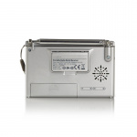 Nedis World Radio | Bærbar design | AM / FM / SW | Batteri drevet / Nettstrøm drevet | Digitalt | 1.5 W | Hodetelefonutgang | Vekkeklokke | Sleep timer | Grå Nedis World Radio | Bærbar design | AM / FM / SW | Batteri drevet / Nettstrøm drevet | Digitalt | 1.5 W | Hodetelefonutgang | Vekkeklokke | Sleep timer | Grå