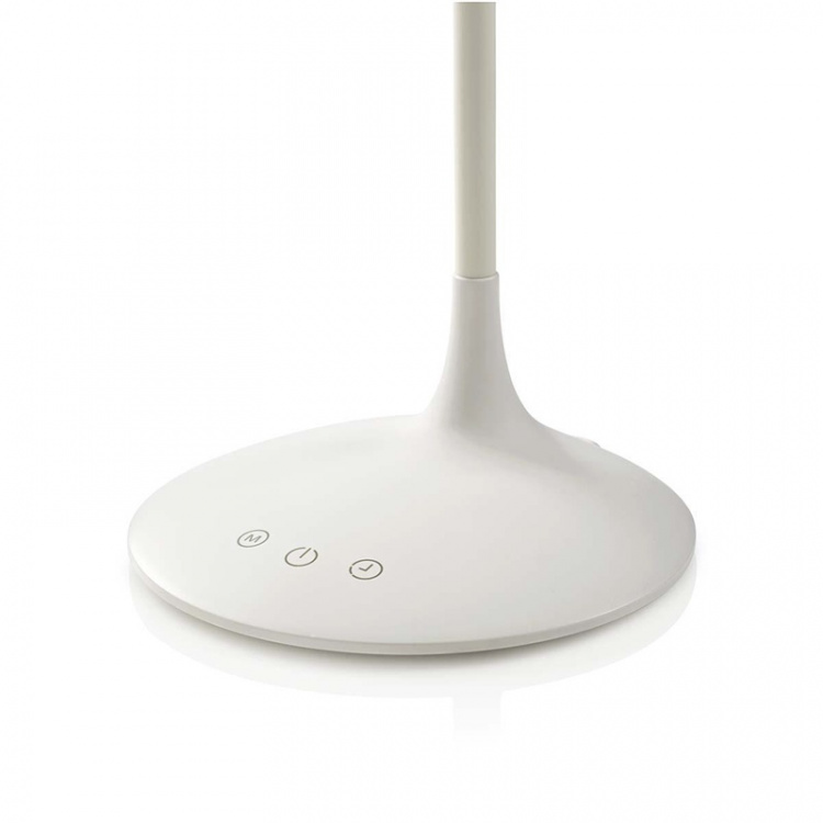 Nedis LED bordlampe | Dimbar | 250 lm | Oppladningsbar | Touch Function | Hvit Nedis LED bordlampe | Dimbar | 250 lm | Oppladningsbar | Touch Function | Hvit