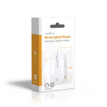 Nedis Mus | Wired | 1000 dpi | Antall knapper: 3 | Both Handed Nedis Mus | Wired | 1000 dpi | Antall knapper: 3 | Both Handed