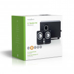 Nedis PC-høyttaler | 2.1 | 33 W | 3.5 mm Han | USB-Strøm | Volumkontroll