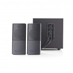 Nedis Gaming Speaker | Høyttalerkanaler: 2.1 | USB-Strøm | 3.5 mm Han | 30 W | Uten Lighting | Volumkontroll