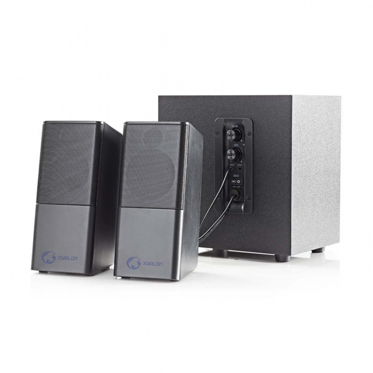 Nedis Gaming Speaker | Høyttalerkanaler: 2.1 | USB-Strøm | 3.5 mm Han | 30 W | Uten Lighting | Volumkontroll