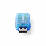 Nedis Lydkort | 5.1 | USB 2.0 | Mikrofontilkobling: 1x 3.5 mm | Headsett tilkobling: 3.5 mm Male