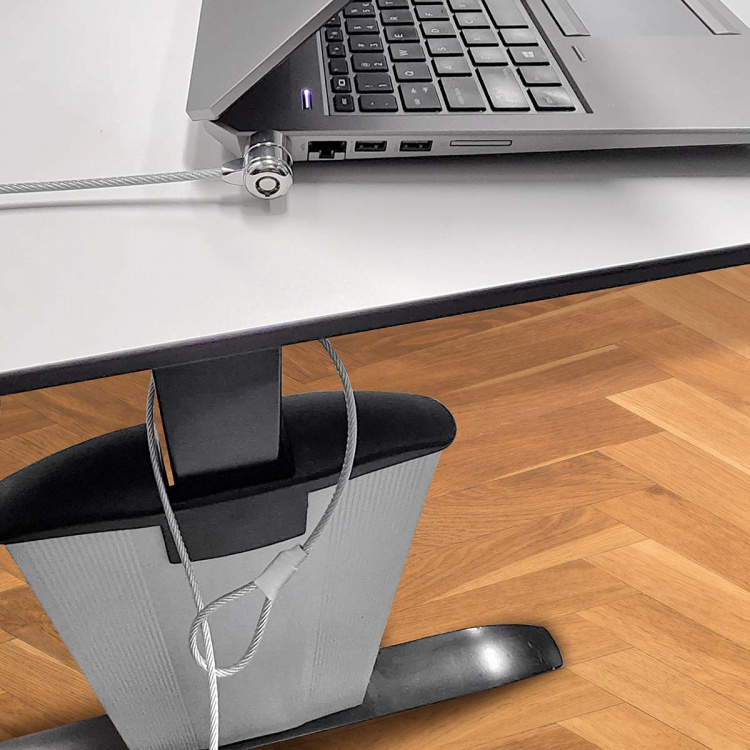 Nedis Notebook Lock | Lås type: Key | 1.80 m | Metall