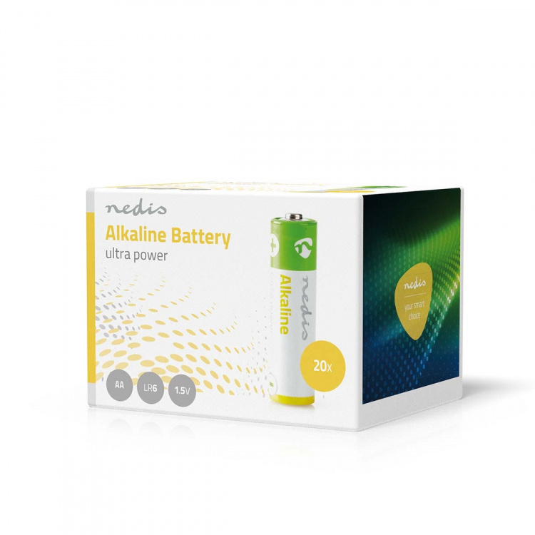 Nedis Alkaline Batteri AA | 1.5 V DC | 20-Pakke