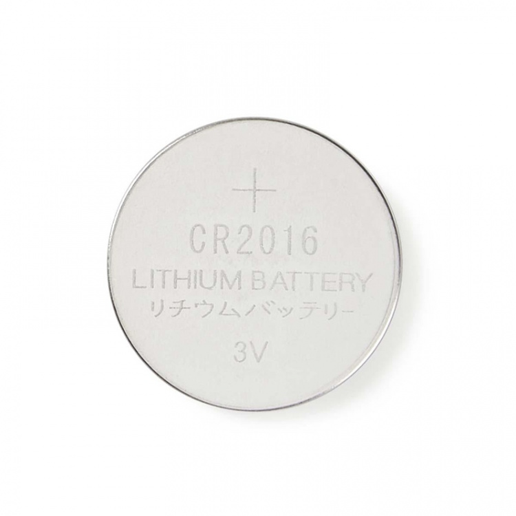 Nedis Lithium knappecellebatteri CR2016 | 3 V DC | 5-Pakke
