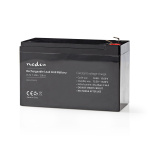 Nedis Oppladbart blybatteri | Lead-Acid | Oppladningsbar | 12 V | 7200 mAh