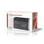 Nedis Oppladbart blybatteri | Lead-Acid | Oppladningsbar | 12 V | 7200 mAh