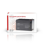 Nedis Oppladbart blybatteri | Lead-Acid | Oppladningsbar | 12 V | 12000 mAh